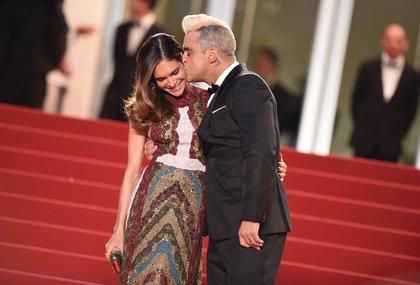 Robbie Williams et Ayda Field 