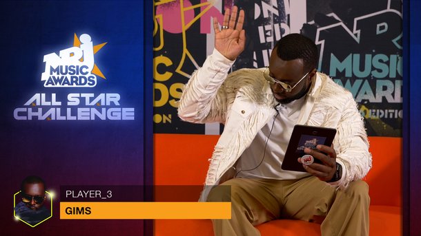 Gims hallucine sur le score de Kendji au All Star Challenge