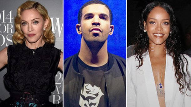 Drake préfère Rihanna à Madonna