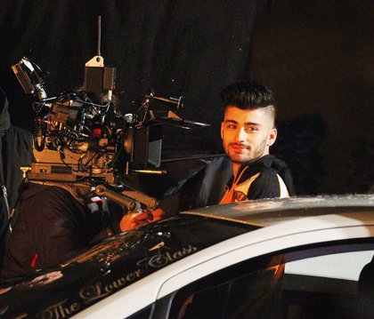 Zayn Malik - Tournage d'un clip à Manchester