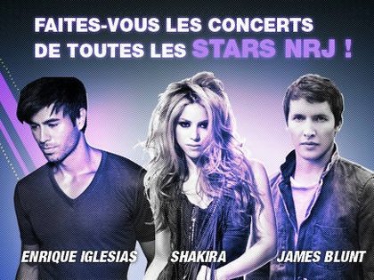 Faites-vous les concerts de toutes les stars NRJ !