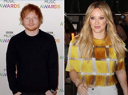 Ed Sheeran et Hilary Duff