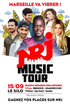 NRJ Music Tour Marseille : affiche