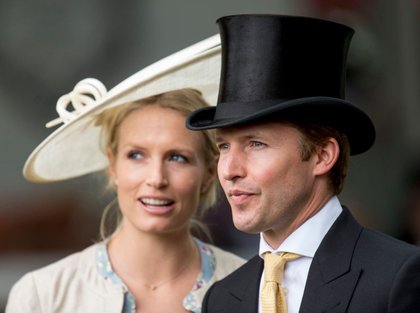 James Blunt et sa femme Alexandra Wellesley pour le  Royal Ascott