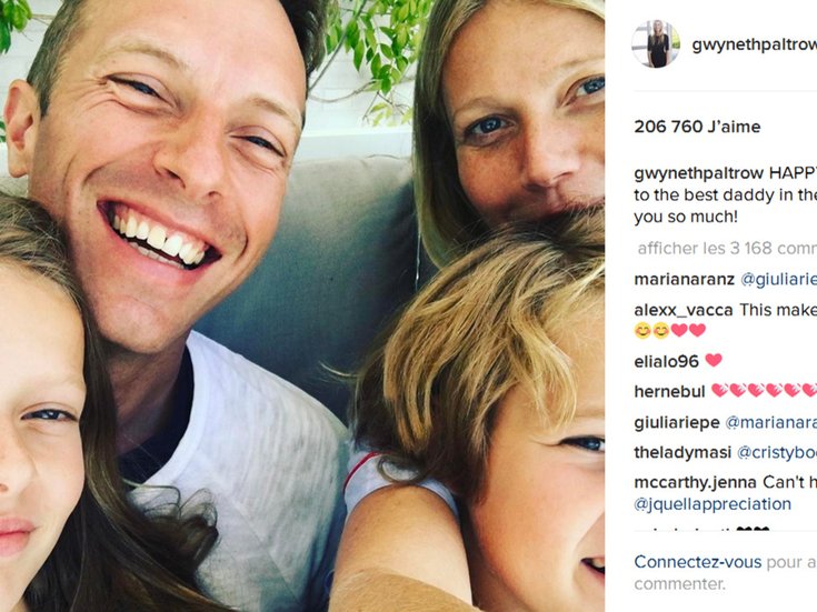 Chris Martin, Gwyneth Paltrow et leurs enfants Apple et Moses