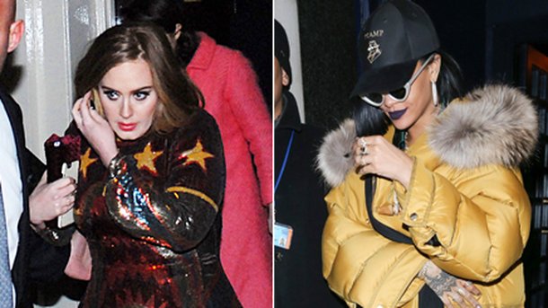 Adele ne veut plus fréquenter Rihanna!