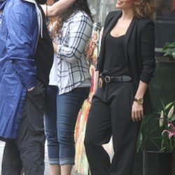Jennifer Lopez sur le tournage de "Shade of Blue"