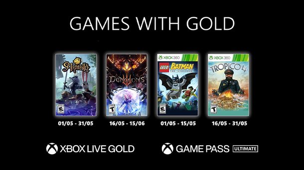 Games with Gold : tous les jeux Xbox offerts du mois de mai 2021
