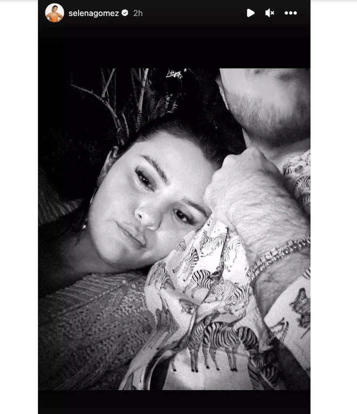 Selena Gomez et Benny Blanco - Story Instagram