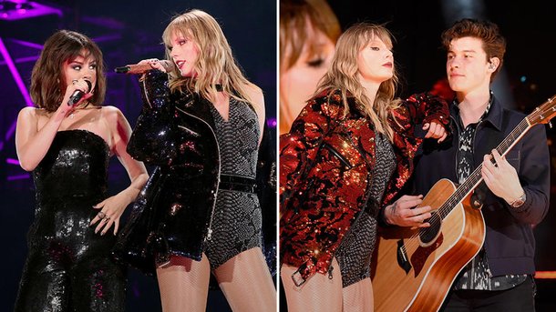 Taylor Swift sur scène avec Selena Gomez et Shawn Mendes!