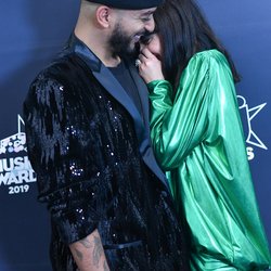 Slimane et Jenifer - Backstage NRJ Music Awards 2019