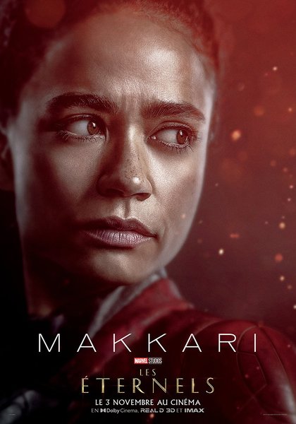 MAKKARI (Lauren Ridloff) - Makkari est la femme la plus rapide de l’univers.
