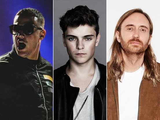 DJ Snake, Martin Garrix et David Guetta