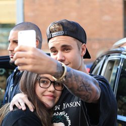 Justin Bieber avec ses fans en Australie