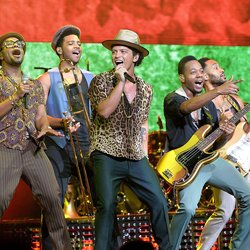 Bruno Mars, en tournée pour la promotion de son deuxième album, « Unorthodox Jukebox », le 17 août 2013, à Nashville