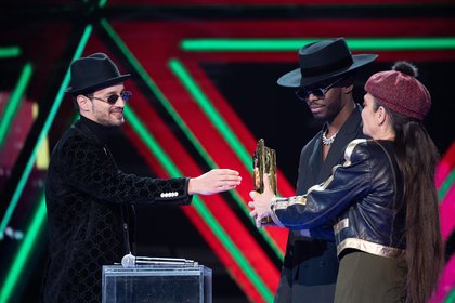 Soolking, Dadju et Catherine Riner - Cérémonie des NRJ Music Awards Paris Edition