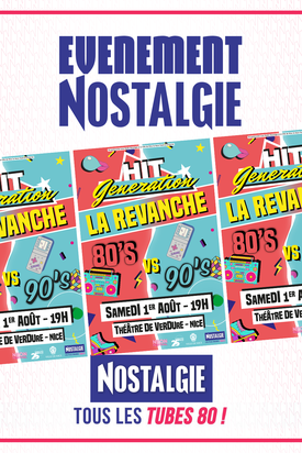 Hit Generation revient sur scène avec "La Revanche - 80’s vs 90’s" !