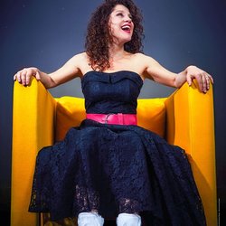 karine dubernet  - mont blanc d'humour 2020 - affiche