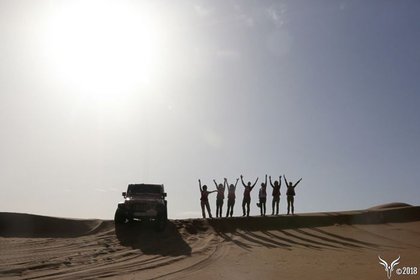 Du sable à perte de vue