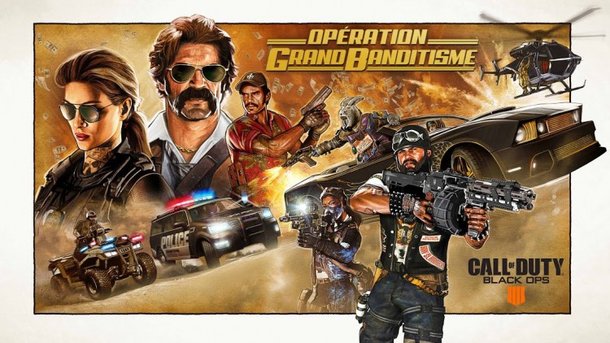 Call Of Duty Black Ops 4 : Opération Grand Banditisme débute sur PS4
