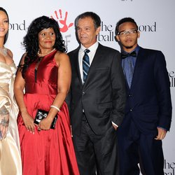 Rihanna et sa famille au Diamond Ball