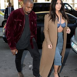 Kanye West et Kim Kardashian @ Paris