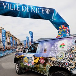 Départ officiel – Quai de l’Amiral Infernet – Nice