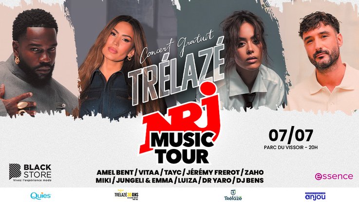 NRJ Music Tour Trélazé 2026