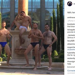 Calvin Harris en slip de bain