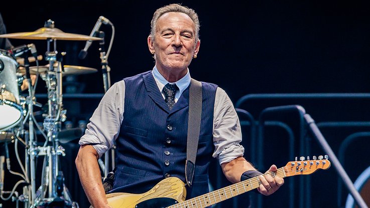 Bruce Springsteen en concert à Milan, Italie, 30 juin 2025