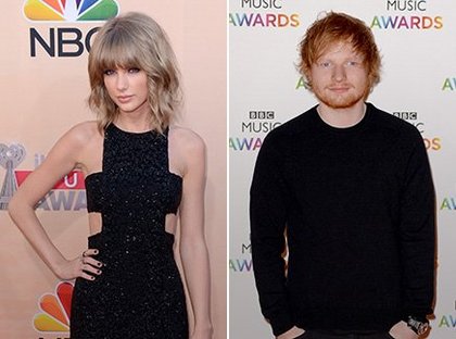 Taylor Swift et Ed Sheeran