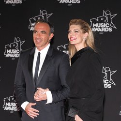 Nikos Aliagas et sa femme Tina Grigoriou - NRJ Music Awards 2017
