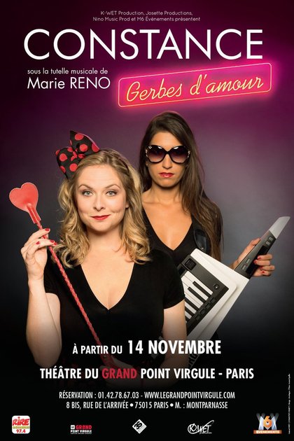 Constance et Marie Reno - Gerbes d'amour - Grand Point Virgule - affiche