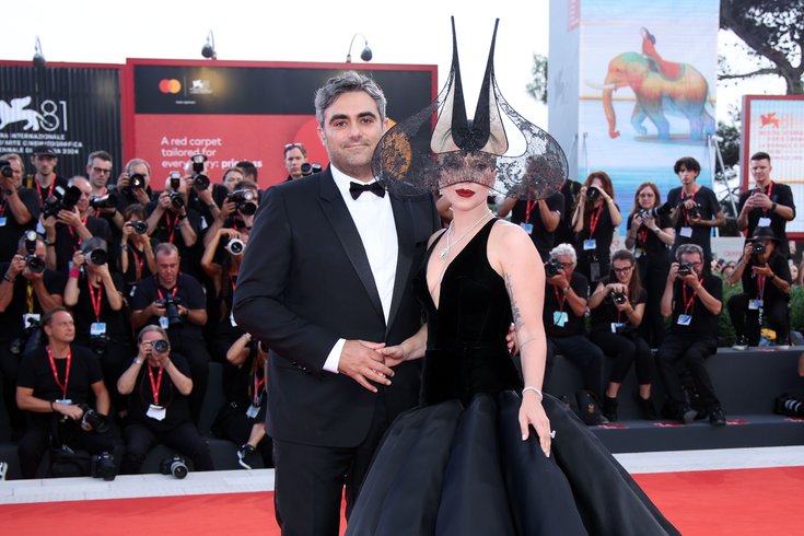 Michael Polansky et Lady Gaga sur le tapis rouge de "Joker: Folie à Deux", Venise, septembre 2024