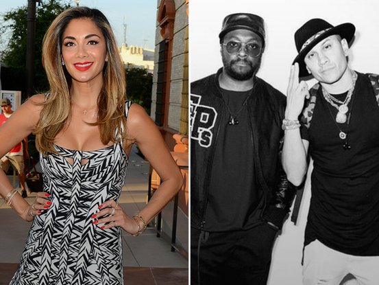 Nicole Scherzinger et Black Eyed Peas