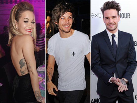 Rita Ora Louis Tomlinson et Liam Payne