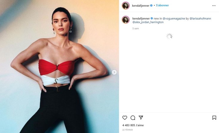 Kendall Jenner-Instagram