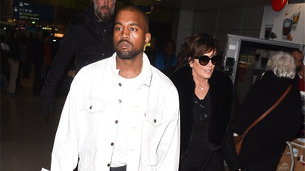 Kanye West en voyage à Paris avec Kris Jenner!