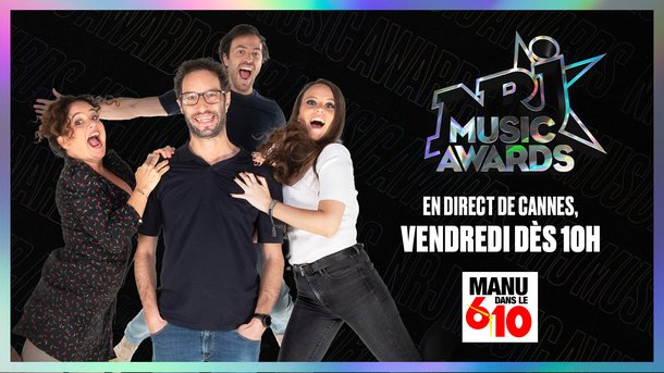 Le live de MANU dans le 6/10 en DIRECT des NRJ MUSIC AWARDS 2022 - VENDREDI 18 Novembre