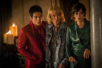 Ben Stiller (Derek Zoolander), Owen Wilson (Hansel) et Penelope Cruz (Valentina Valencia)