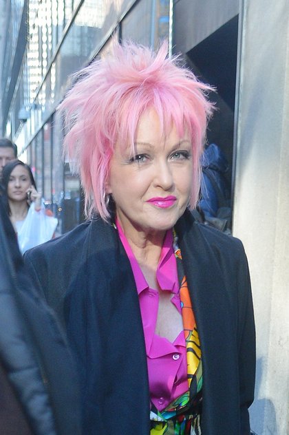 Cyndi Lauper : une fan du rose