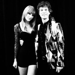 Taylor Swift lors de sa rencontre avec Mick Jagger 