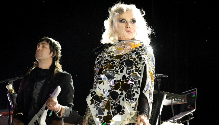 Blondie en live au festival Coachella, le 14 avril 2023, Californie
