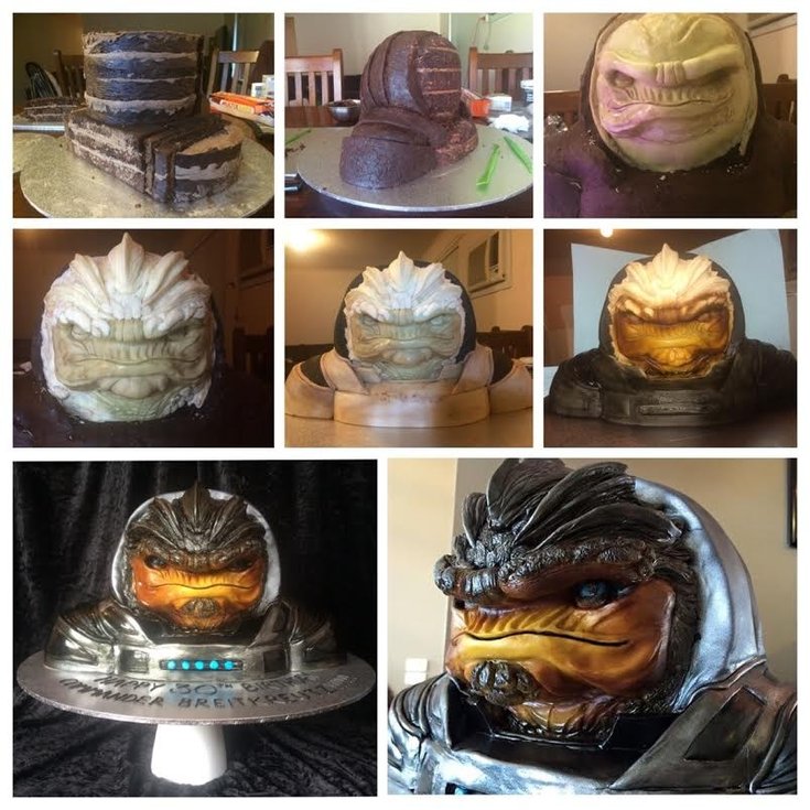 Un bien beau gâteau.