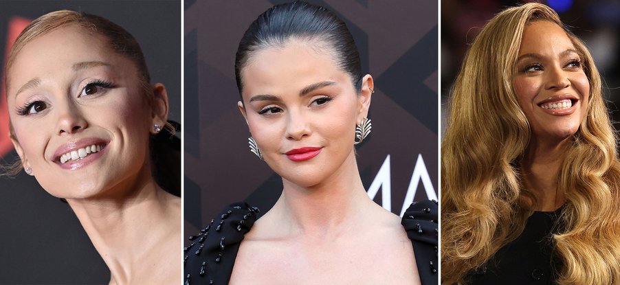 Ariana Grande, Selena-Gomez, Beyoncé