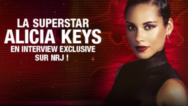 Alicia Keys en interview sur NRJ
