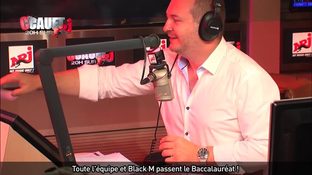 Toute l'équipe et Black M passent le Baccalauréat