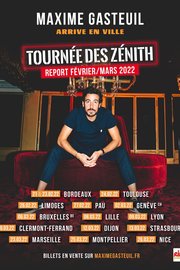 Maxime Gasteuil arrive en ville - Tournée des Zénith - février / mars 2022
