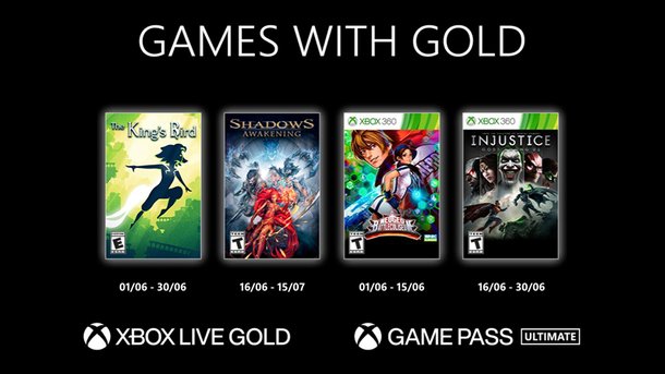 Games with Gold : la liste des jeux Xbox offerts en juin 2021