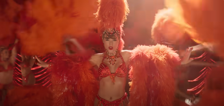 Capture d'écran du clip de Taylor Swift "The Fate of Ophelia"